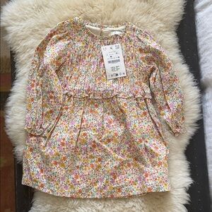 New Zara Floral Kids Dress - Easter 2T
